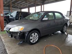 Toyota Corolla salvage cars for sale: 2005 Toyota Corolla CE