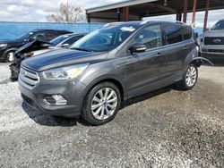 Ford salvage cars for sale: 2017 Ford Escape Titanium