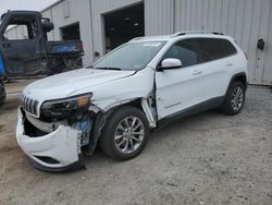 Jeep salvage cars for sale: 2019 Jeep Cherokee Latitude Plus