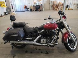 Salvage motorcycles for sale at Avon, MN auction: 2013 Yamaha XVS950 A