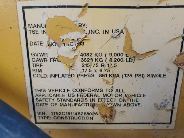 2004 Unknown 2004 TSE International Underground Cable Puller