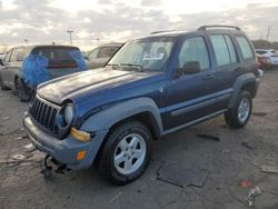 Jeep Liberty Sport salvage cars for sale: 2005 Jeep Liberty Sport