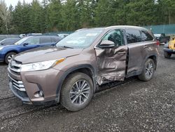 Toyota salvage cars for sale: 2019 Toyota Highlander SE