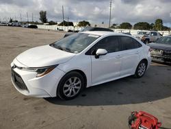 Toyota Corolla salvage cars for sale: 2021 Toyota Corolla le