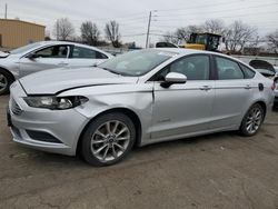 Ford Fusion salvage cars for sale: 2017 Ford Fusion SE Hybrid