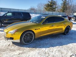 Salvage cars for sale from Copart Davison, MI: 2014 Maserati Quattroporte S