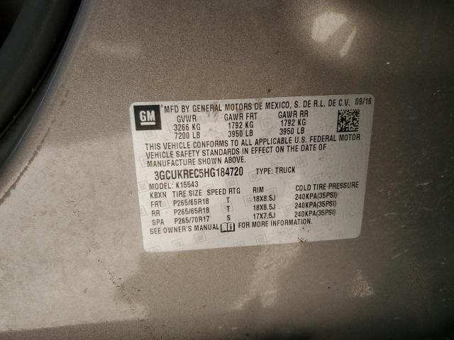 2017 Chevrolet Silverado K1500 LT