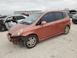 Honda fit Sport salvage cars for sale: 2008 Honda FIT Sport