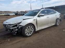 Salvage cars for sale from Copart Colorado Springs, CO: 2018 KIA Optima EX