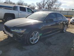 Salvage cars for sale from Copart Wichita, KS: 2017 Audi A6 Premium