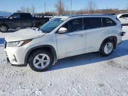 Toyota Vehiculos salvage en venta: 2017 Toyota Highlander Limited