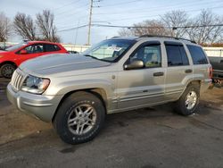 Jeep salvage cars for sale: 2004 Jeep Grand Cherokee Laredo