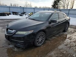 Acura TLX salvage cars for sale: 2016 Acura TLX Tech
