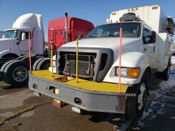 Salvage trucks for sale at Woodhaven, MI auction: 2013 Ford F650 Super Duty