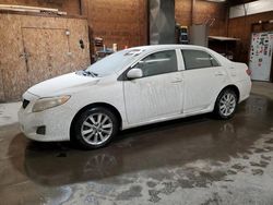 Salvage cars for sale from Copart Ebensburg, PA: 2009 Toyota Corolla Base
