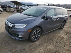 Honda Odyssey salvage cars for sale: 2018 Honda Odyssey Elite