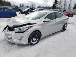 Salvage cars for sale from Copart Bowmanville, ON: 2015 Hyundai Elantra SE