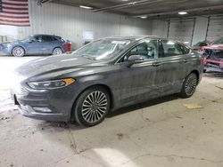 Ford salvage cars for sale: 2018 Ford Fusion TITANIUM/PLATINUM