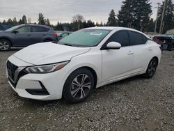 Nissan salvage cars for sale: 2021 Nissan Sentra SV