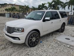 Lincoln salvage cars for sale: 2015 Lincoln Navigator L