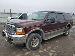 Ford salvage cars for sale: 2001 Ford Excursion Limited