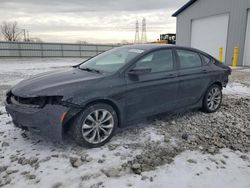 Chrysler salvage cars for sale: 2015 Chrysler 200 S