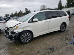 Toyota salvage cars for sale: 2018 Toyota Sienna XLE