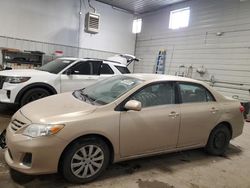 Toyota Corolla salvage cars for sale: 2013 Toyota Corolla Base