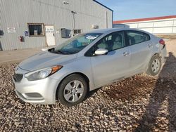 KIA salvage cars for sale: 2016 KIA Forte LX