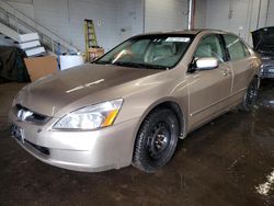 Honda Accord salvage cars for sale: 2005 Honda Accord EX