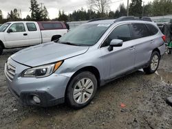 Subaru Outback 2.5i Premium salvage cars for sale: 2015 Subaru Outback 2.5I Premium