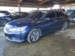 Salvage cars for sale from Copart American Canyon, CA: 2013 Honda Accord LX