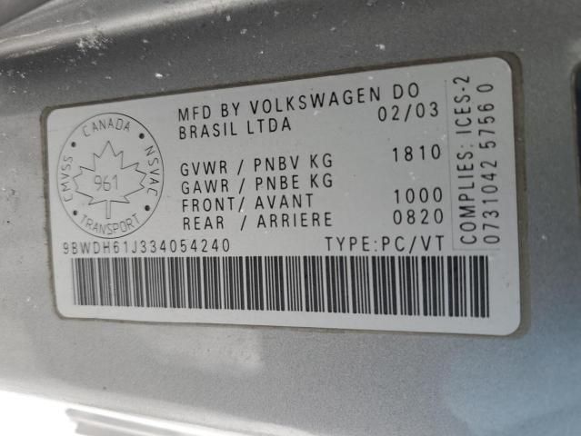 2003 Volkswagen GTI VR6