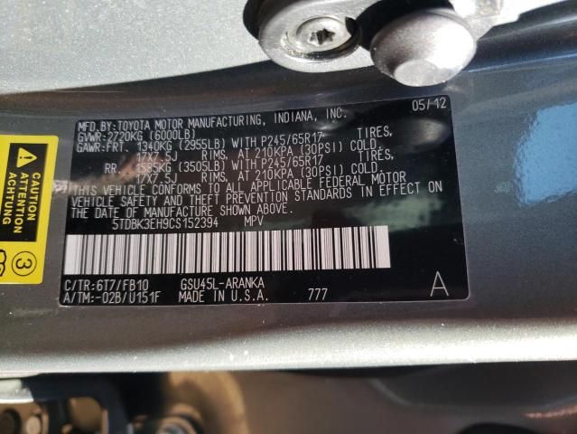 2012 Toyota Highlander Base
