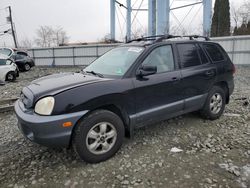 Hyundai Santa fe salvage cars for sale: 2006 Hyundai Santa FE GLS