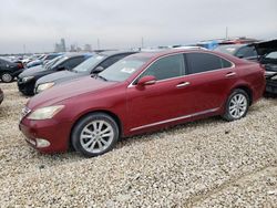 Salvage cars for sale from Copart New Braunfels, TX: 2011 Lexus ES 350