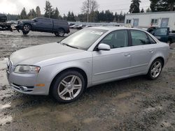 Audi a4 salvage cars for sale: 2007 Audi A4 2.0T Quattro