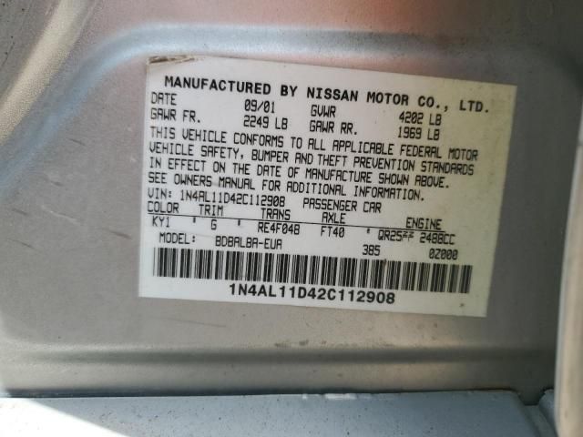 2002 Nissan Altima Base