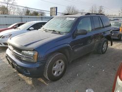 Chevrolet Trailblzr salvage cars for sale: 2003 Chevrolet Trailblazer