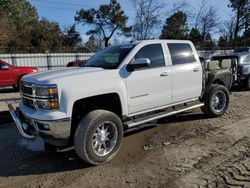 Chevrolet Silverado k1500 lt salvage cars for sale: 2015 Chevrolet Silverado K1500 LT