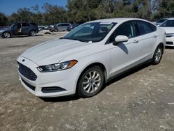 Salvage cars for sale from Copart Ocala, FL: 2015 Ford Fusion S