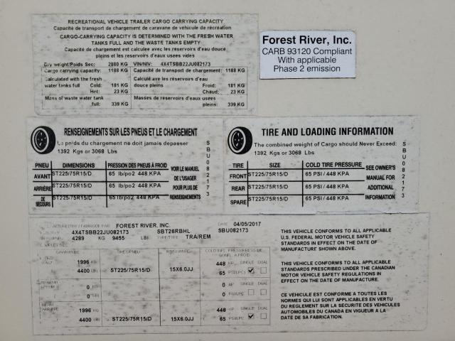 2018 Foresriver Salem Laminated Towables