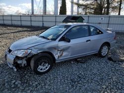 Honda salvage cars for sale: 2005 Honda Civic LX