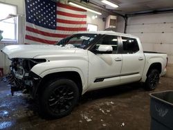 Toyota Tundra salvage cars for sale: 2024 Toyota Tundra Crewmax Platinum