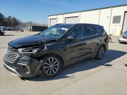 Hyundai Santa fe salvage cars for sale: 2017 Hyundai Santa FE SE