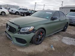 Salvage cars for sale from Copart Chicago Heights, IL: 2016 Mercedes-Benz C 300 4matic