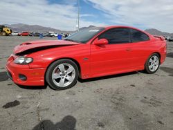 Pontiac salvage cars for sale: 2005 Pontiac GTO