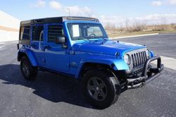 Jeep Wrangler salvage cars for sale: 2015 Jeep Wrangler Unlimited Sport