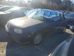 Volkswagen salvage cars for sale: 2002 Volkswagen Cabrio GLS