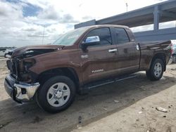 Toyota Tundra salvage cars for sale: 2017 Toyota Tundra Double Cab SR